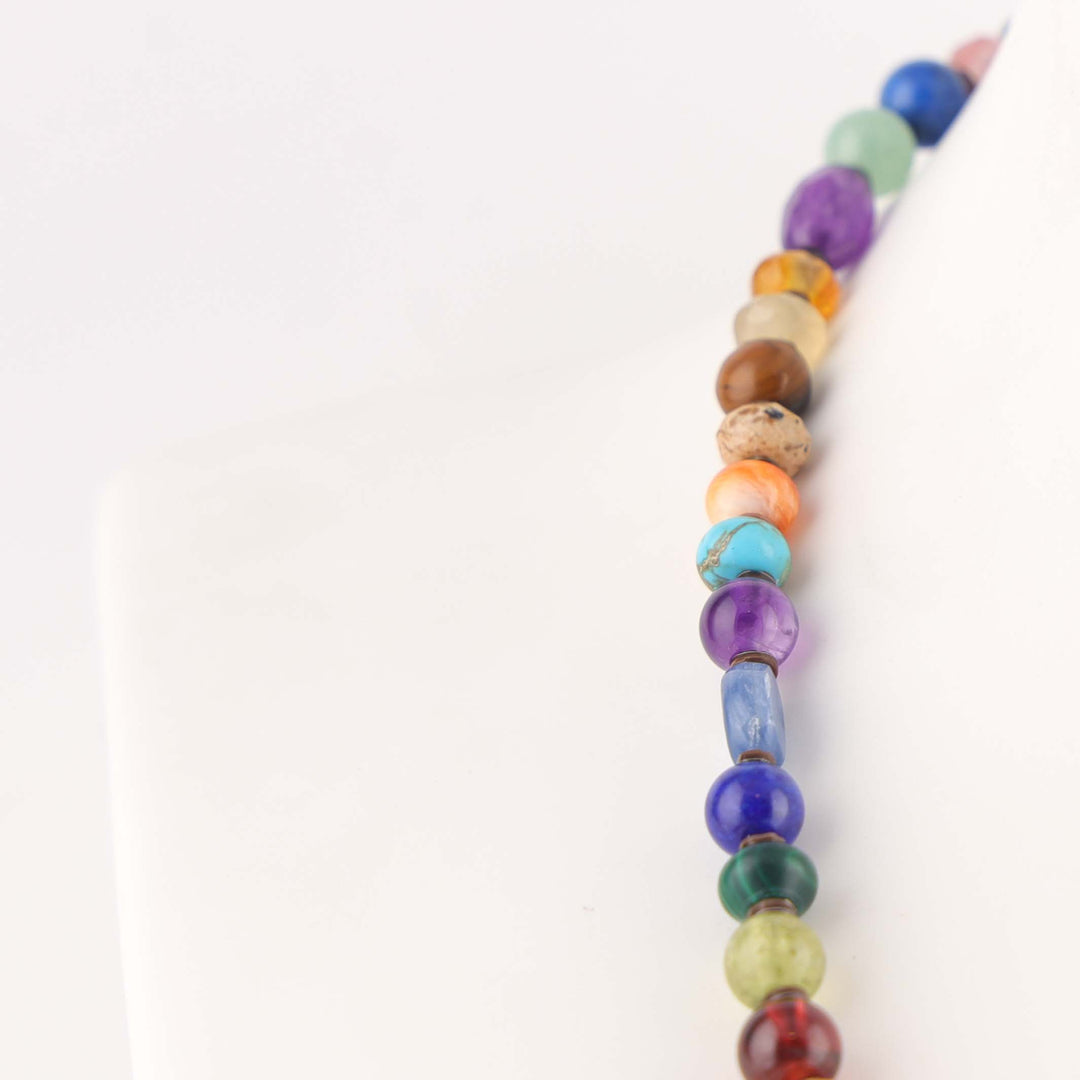 Multi-Stone Bead Necklace