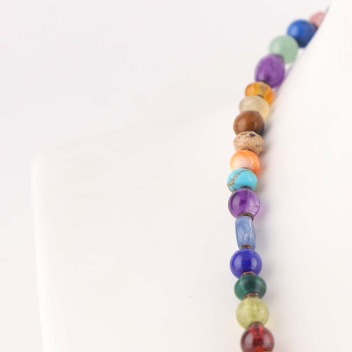 Multi-Stone Bead Necklace
