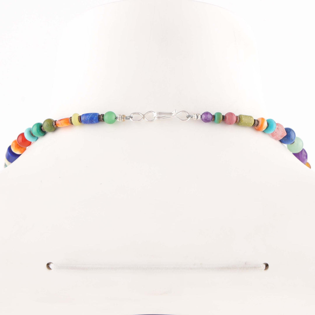 Multi-Stone Bead Necklace
