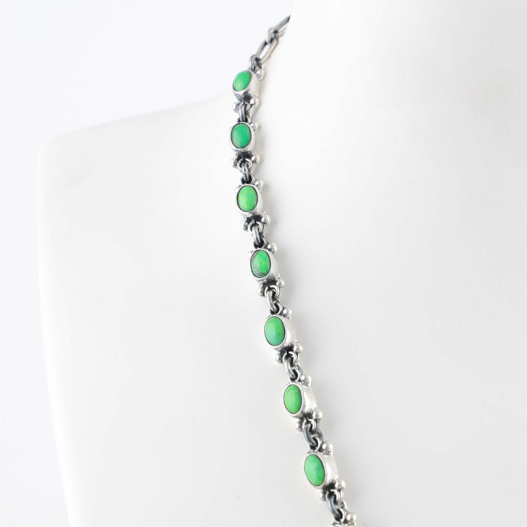 Turquoise Squash Blossom Necklace