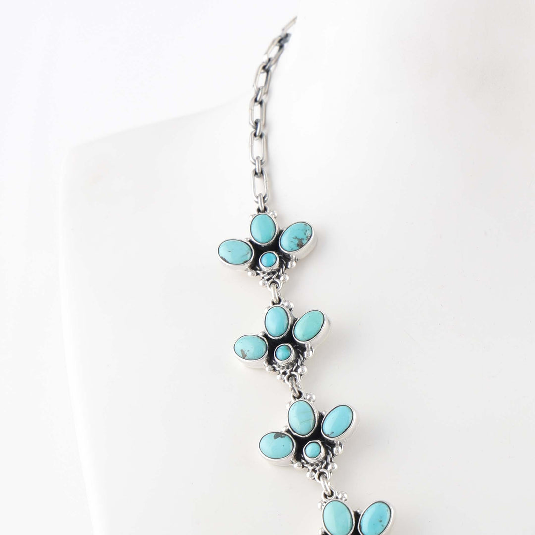 Turquoise Squash Blossom Necklace