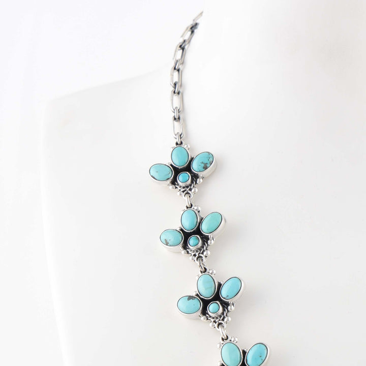 Turquoise Squash Blossom Necklace