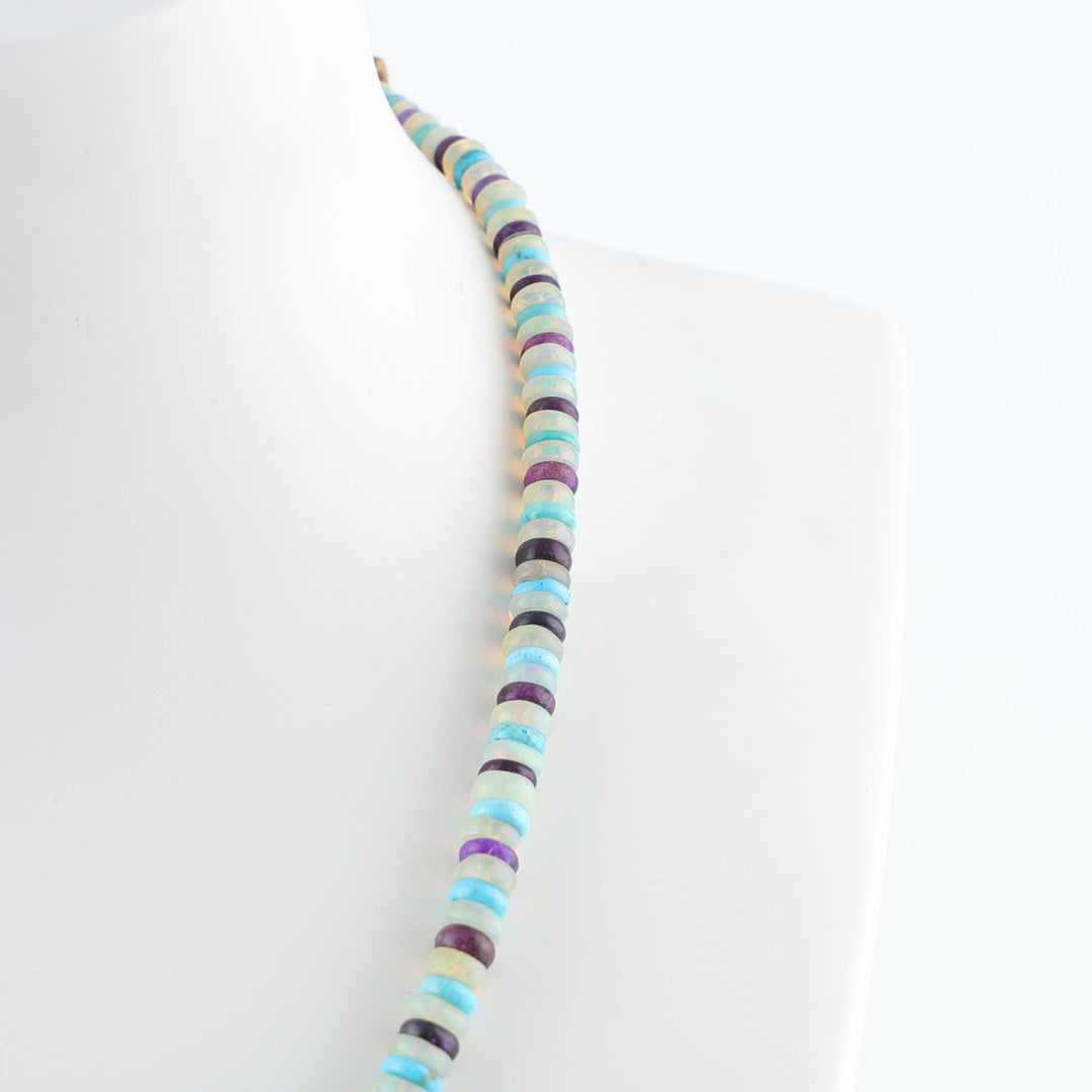 Multi-Stone Bead Necklace