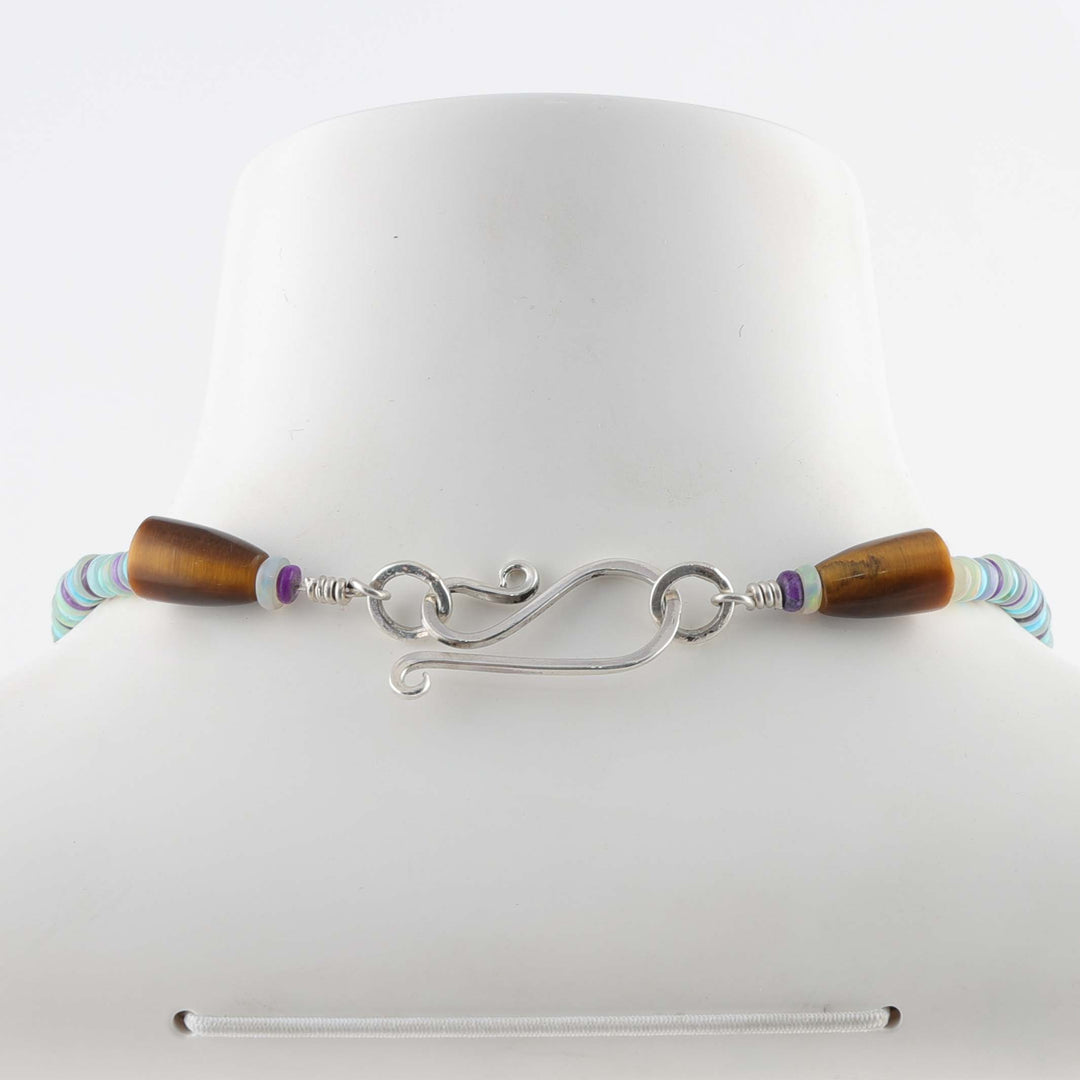 Multi-Stone Bead Necklace