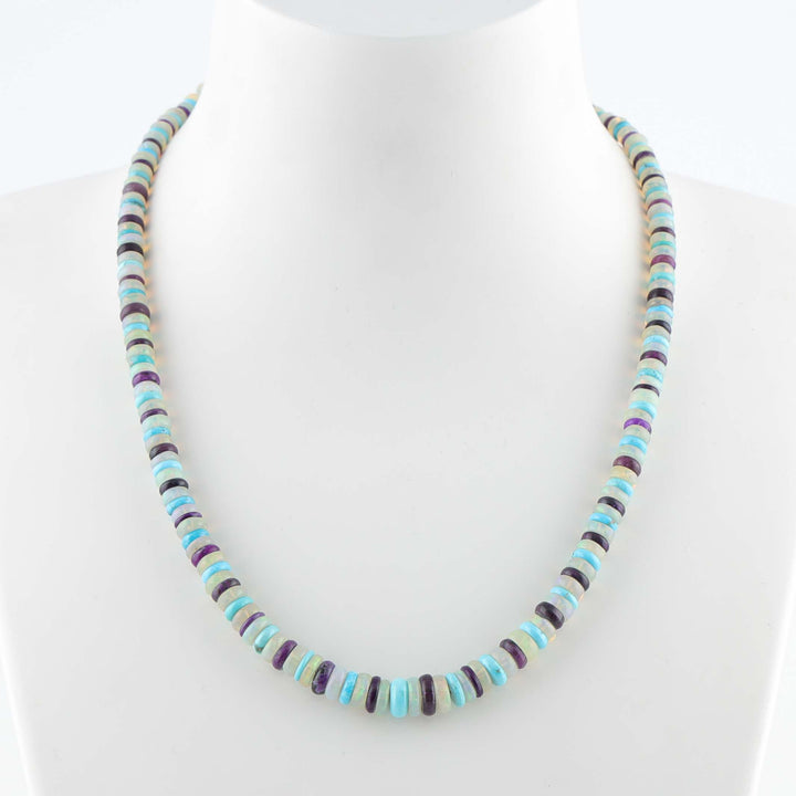 Multi-Stone Bead Necklace
