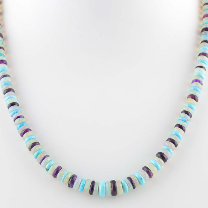 Multi-Stone Bead Necklace
