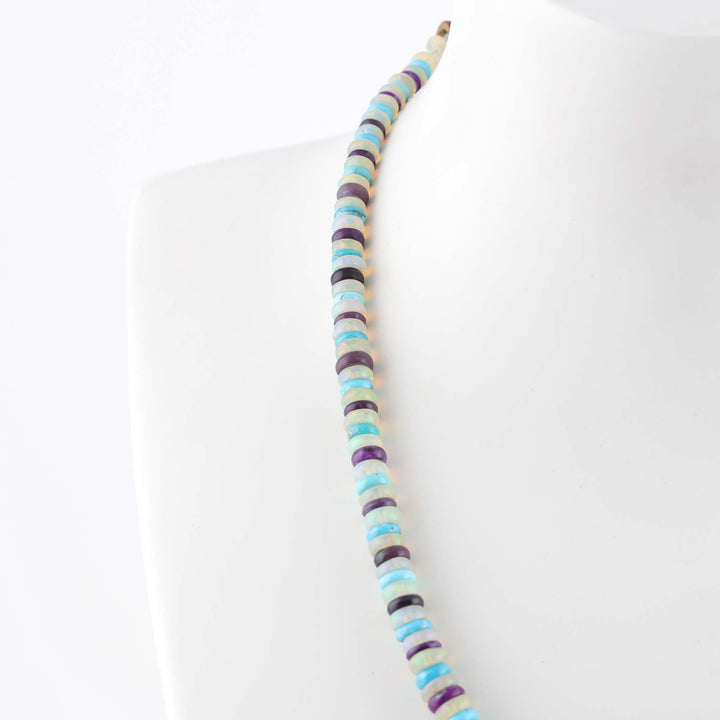 Multi-Stone Bead Necklace