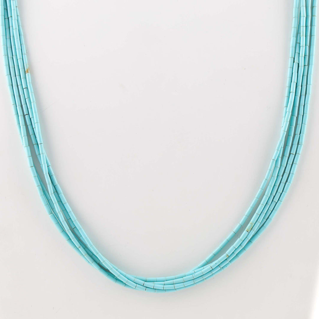 1970s Turquoise Heishi Necklace