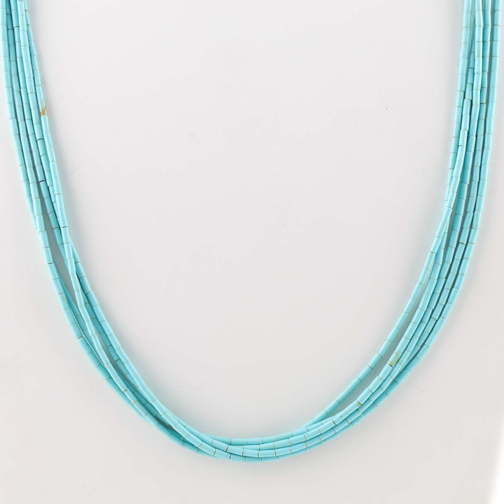1970s Turquoise Heishi Necklace