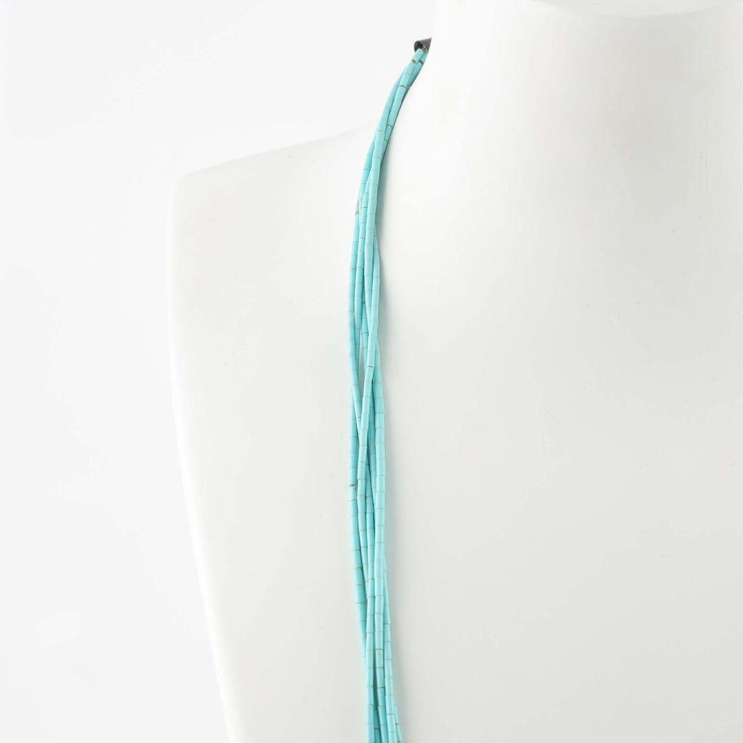1970s Turquoise Heishi Necklace