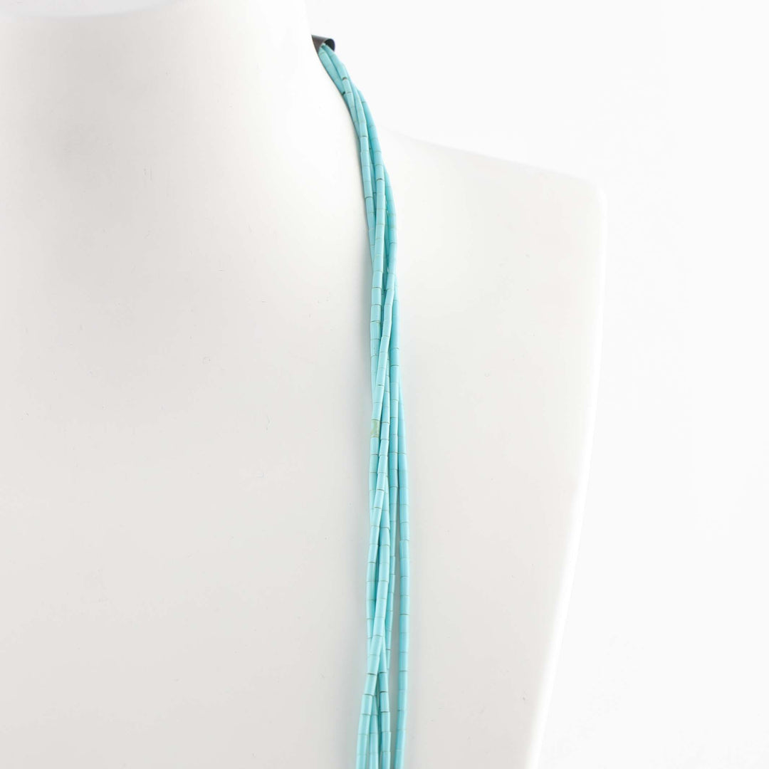 1970s Turquoise Heishi Necklace
