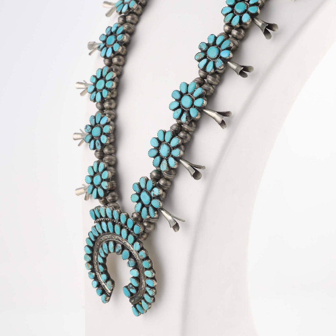 1970s Squash Blossom Necklace