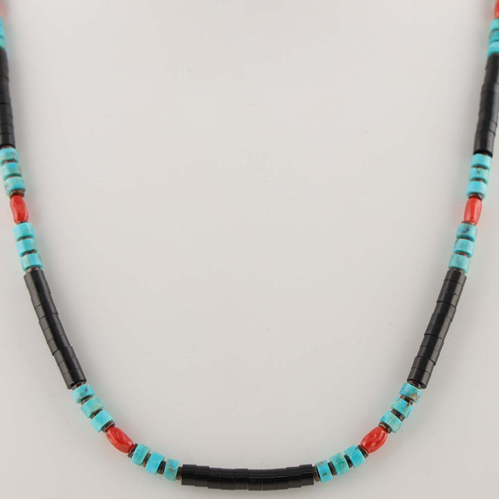 Multi-Stone Bead Necklace