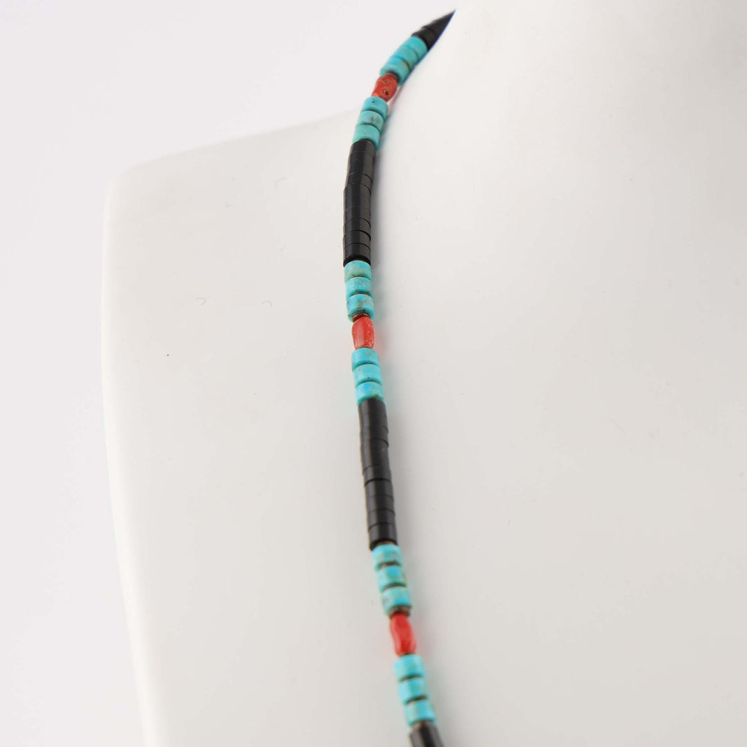Multi-Stone Bead Necklace