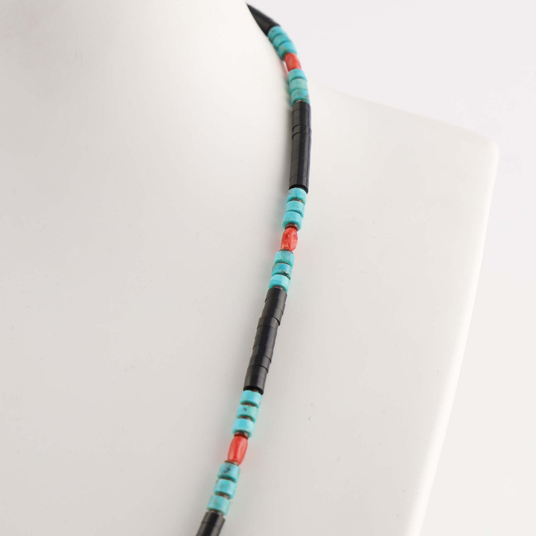 Multi-Stone Bead Necklace