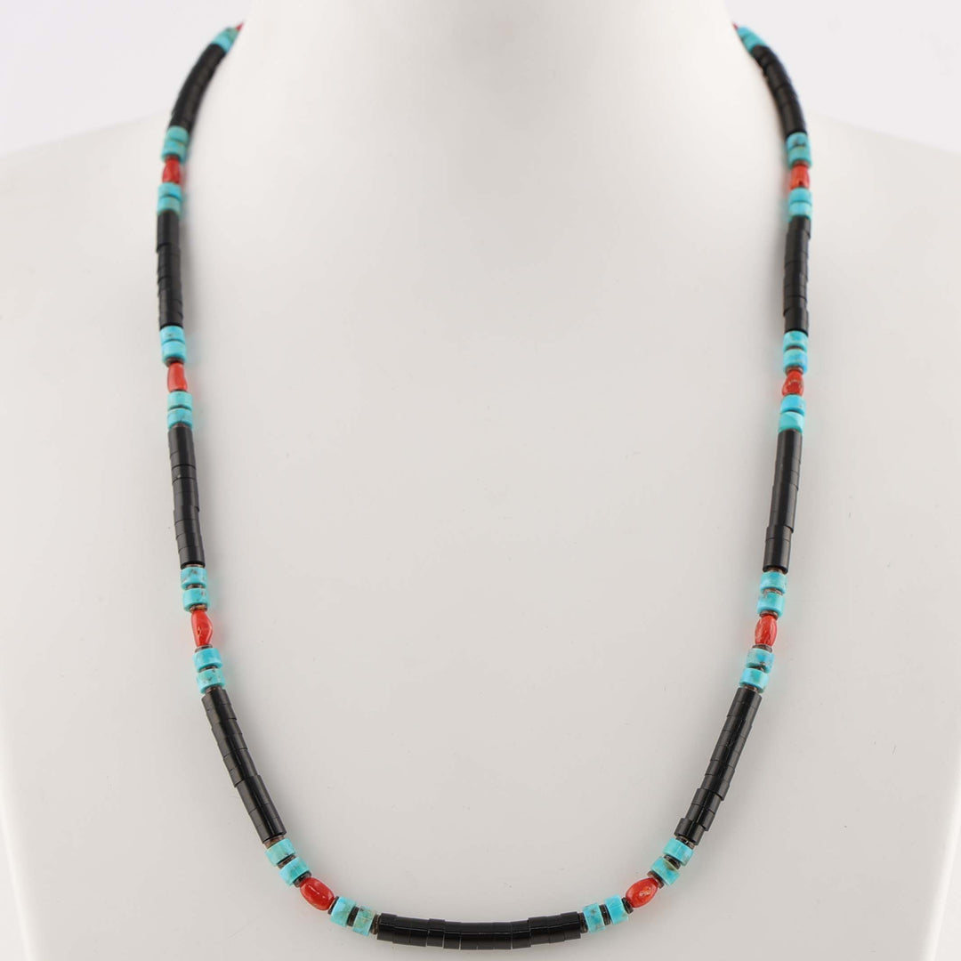 Multi-Stone Bead Necklace
