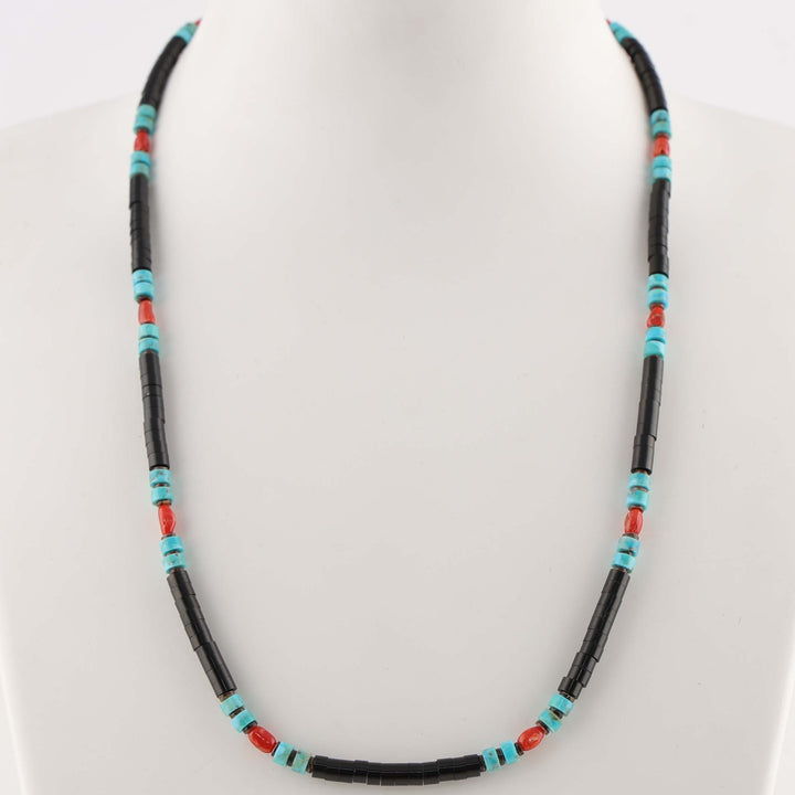 Multi-Stone Bead Necklace