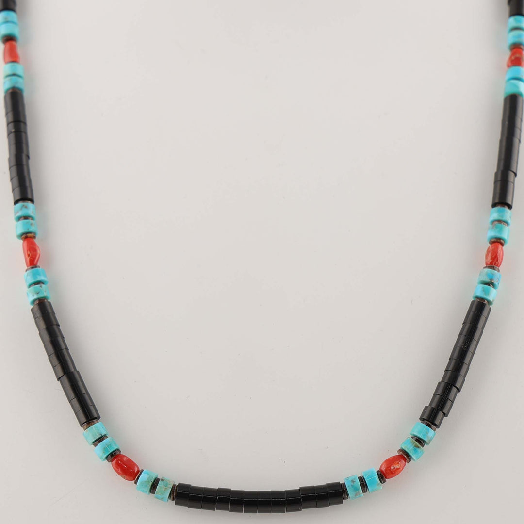 Multi-Stone Bead Necklace