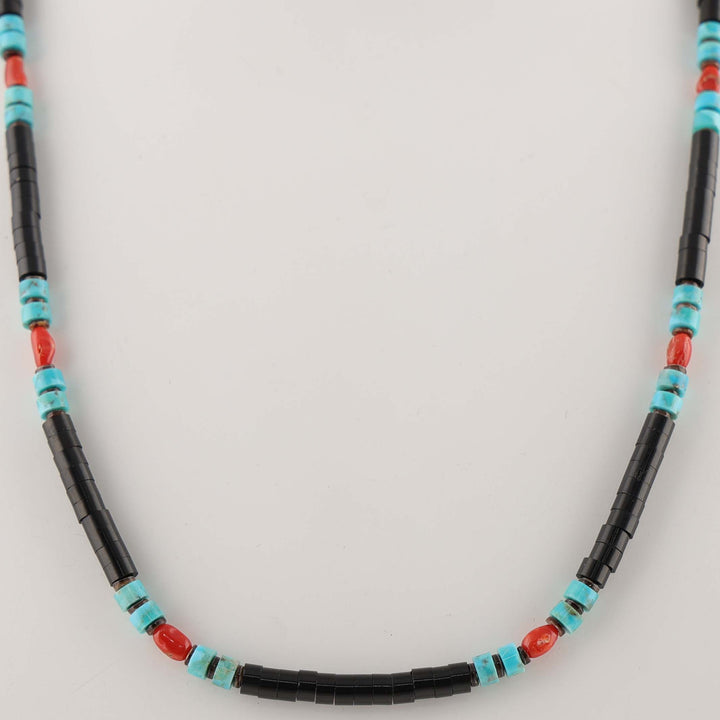 Multi-Stone Bead Necklace