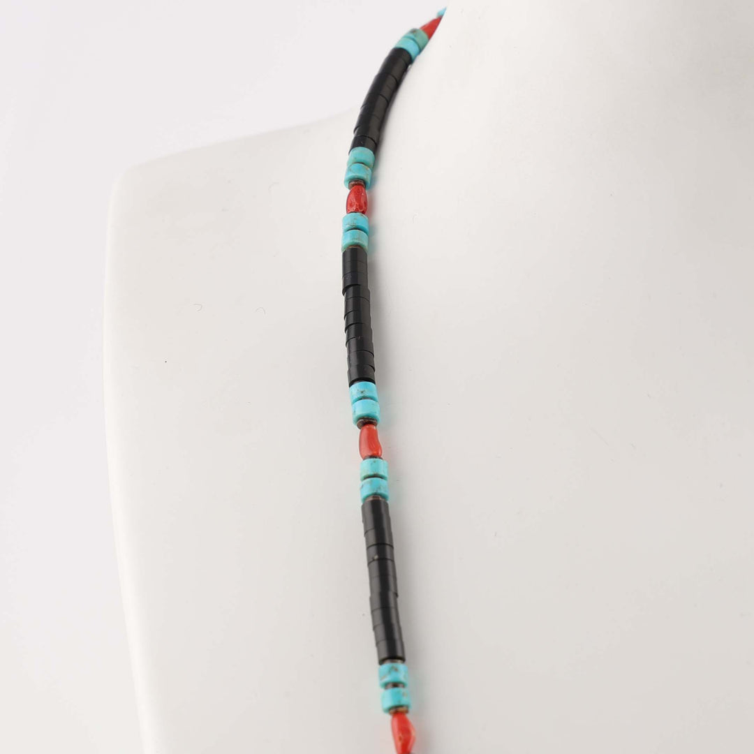 Multi-Stone Bead Necklace