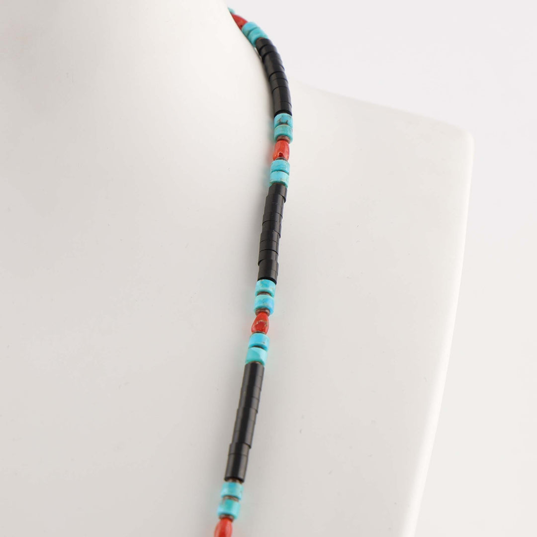 Multi-Stone Bead Necklace