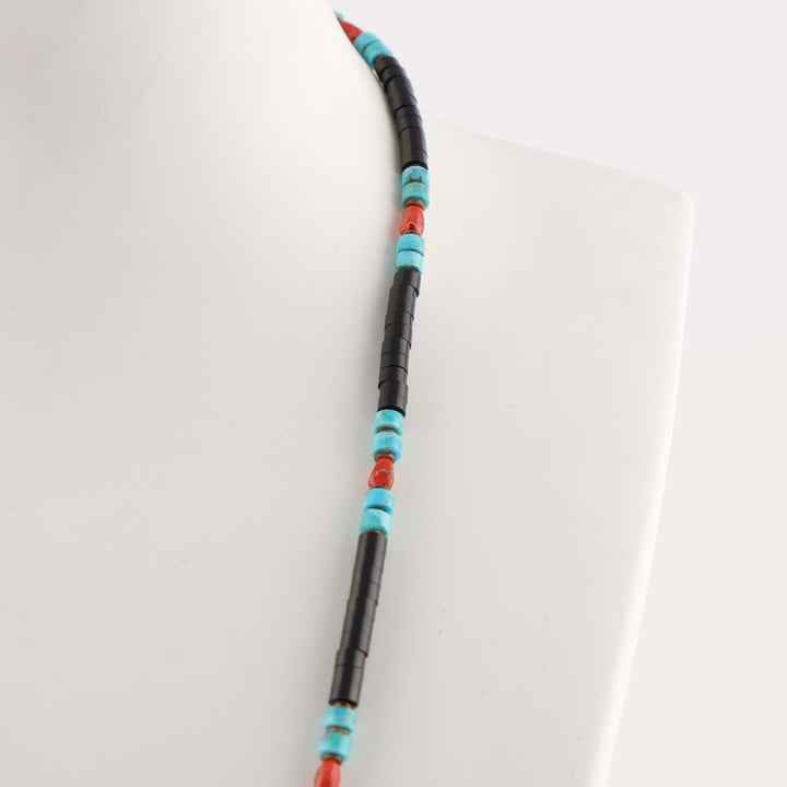 Multi-Stone Bead Necklace