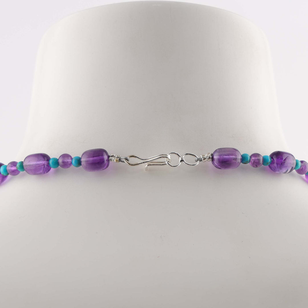Amethyst and Turquoise Necklace