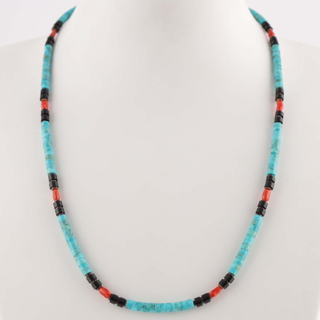 Multi-Stone Bead Necklace