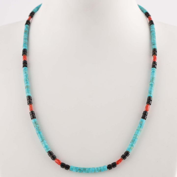 Multi-Stone Bead Necklace