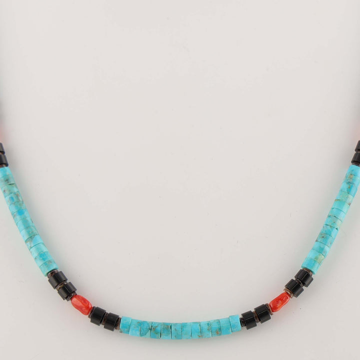 Multi-Stone Bead Necklace