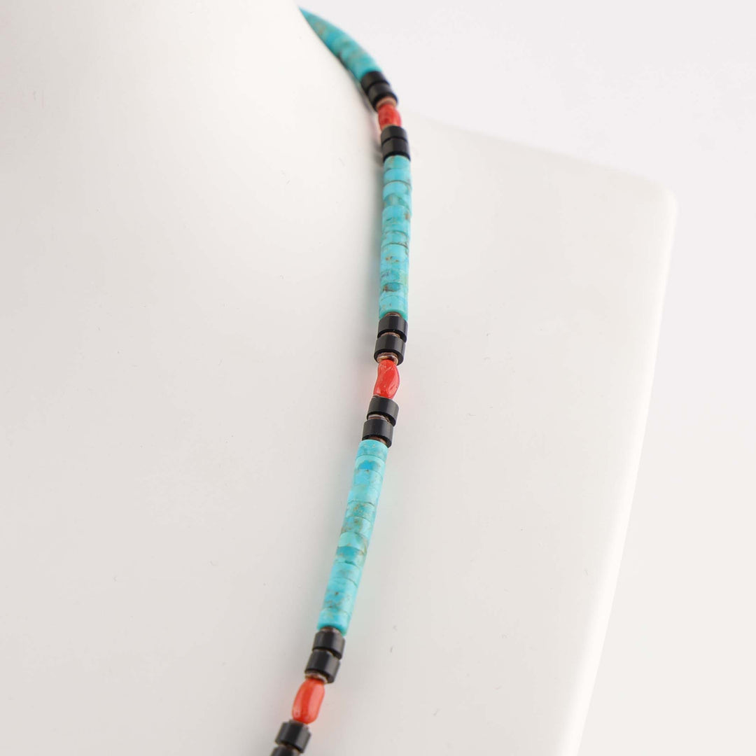 Multi-Stone Bead Necklace