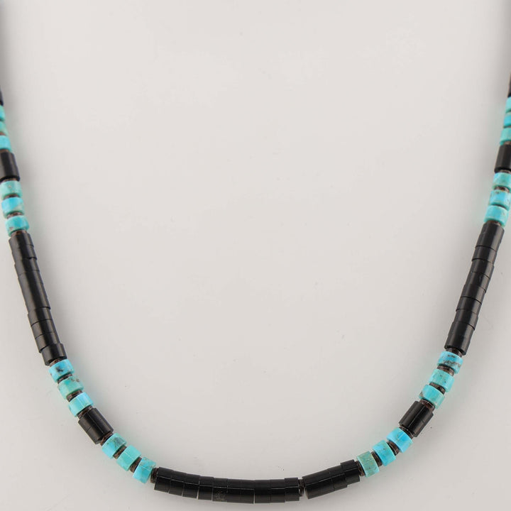 Jet and Turquoise Necklace
