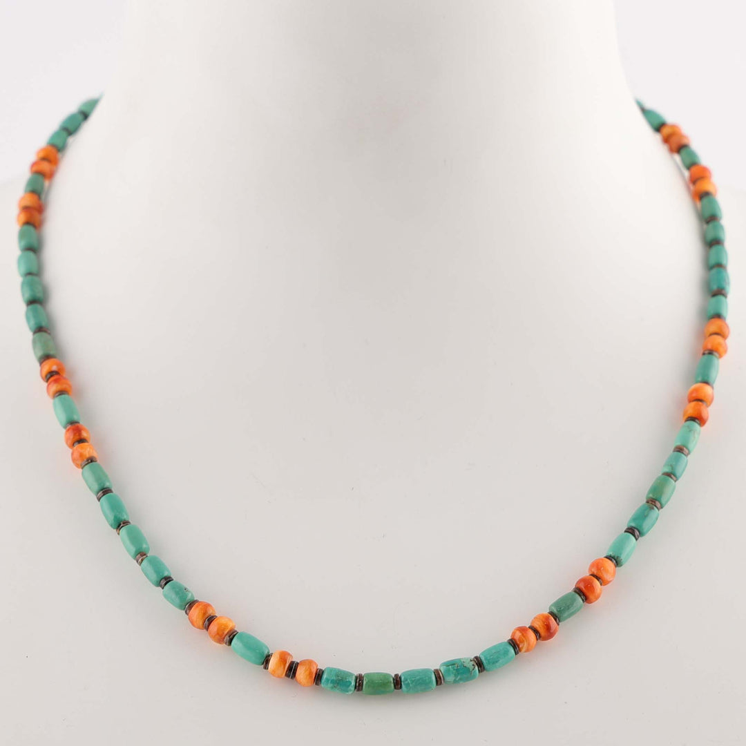 Multi-Stone Bead Necklace