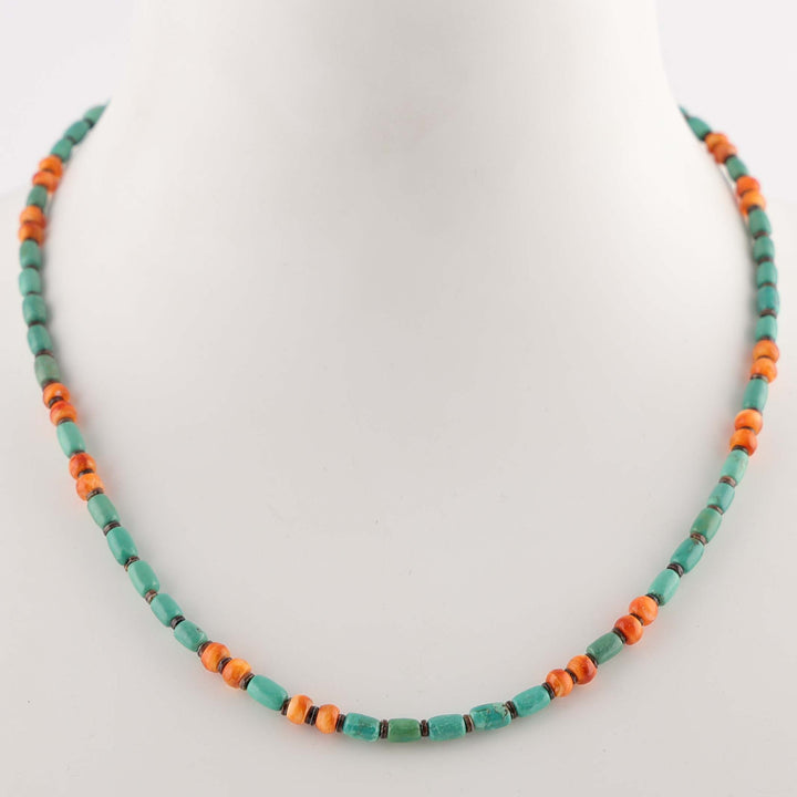 Multi-Stone Bead Necklace