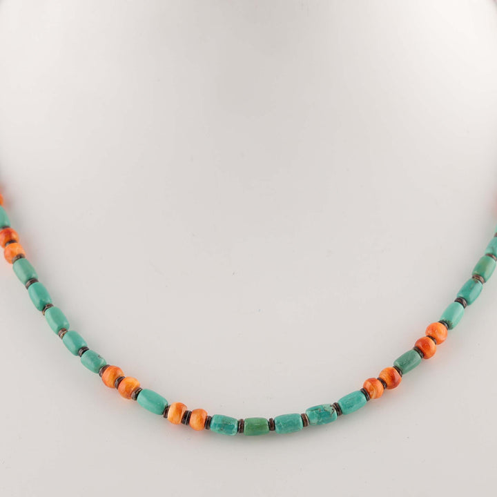 Multi-Stone Bead Necklace