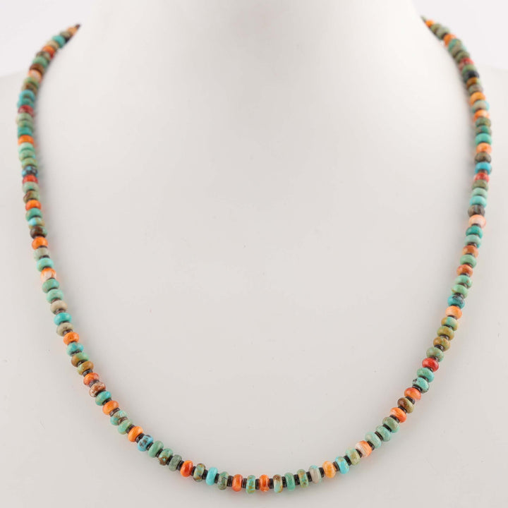 Multi-Stone Bead Necklace