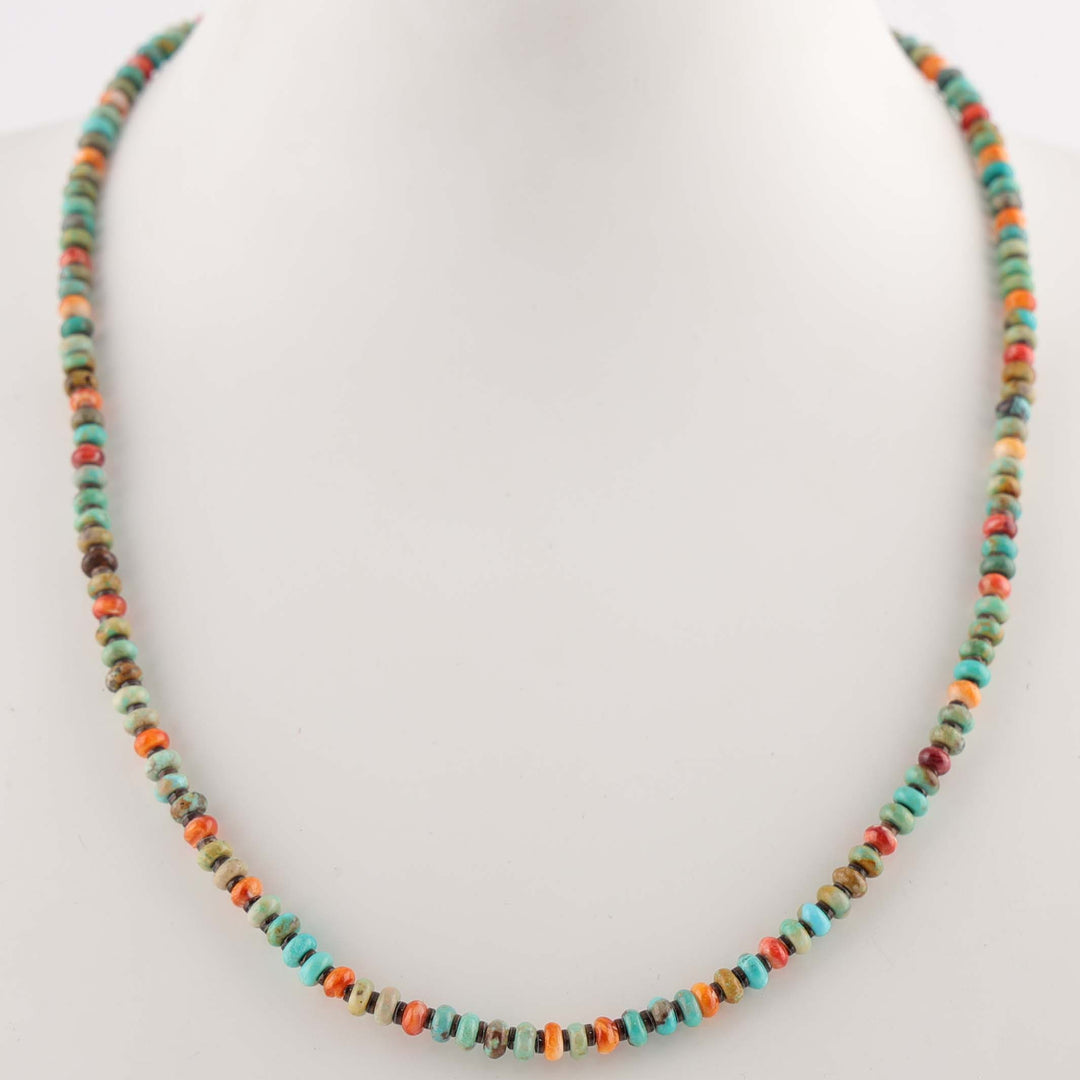 Multi-Stone Bead Necklace