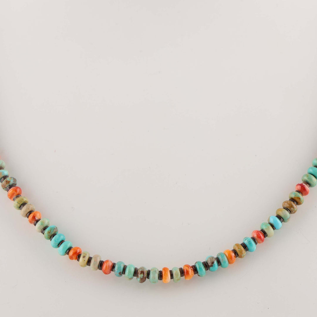 Multi-Stone Bead Necklace