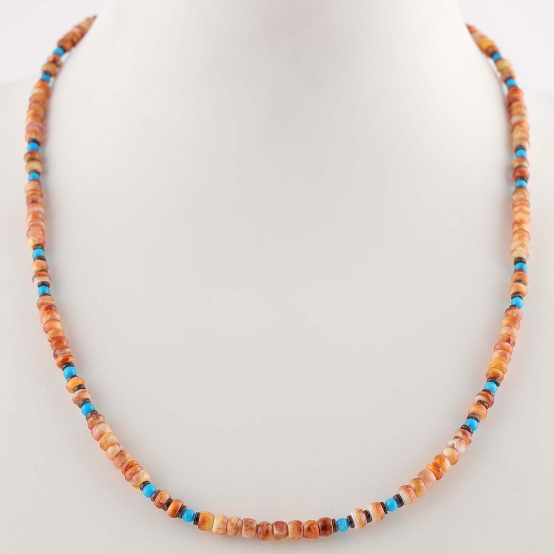 Multi-Stone Bead Necklace