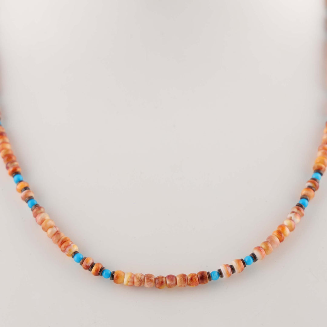 Multi-Stone Bead Necklace