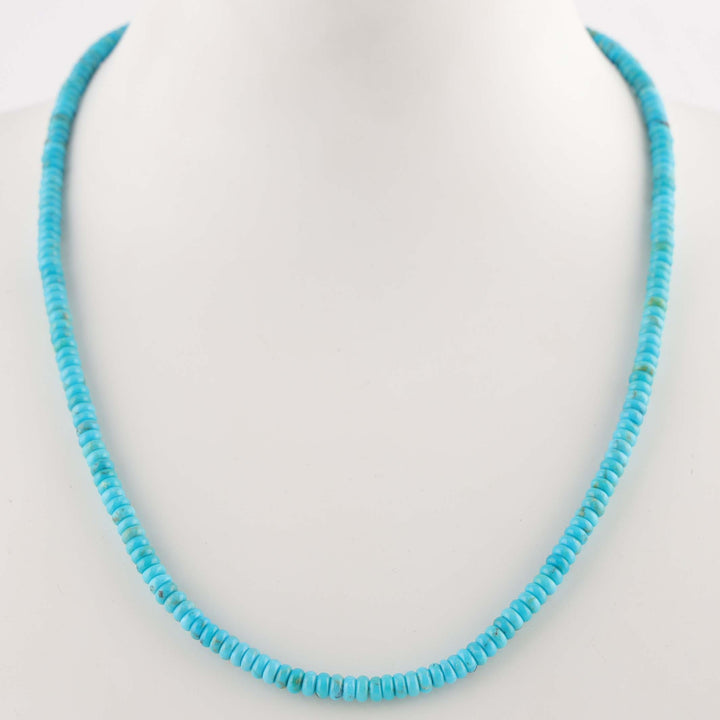 Sleeping Beauty Turquoise Bead Necklace