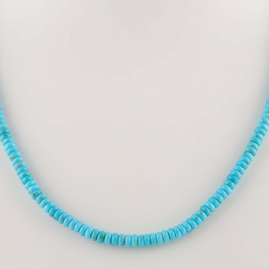 Sleeping Beauty Turquoise Bead Necklace