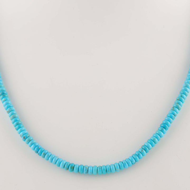 Sleeping Beauty Turquoise Bead Necklace