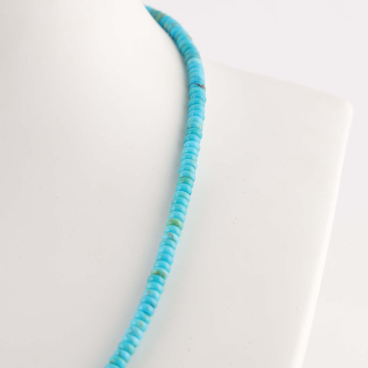 Sleeping Beauty Turquoise Bead Necklace