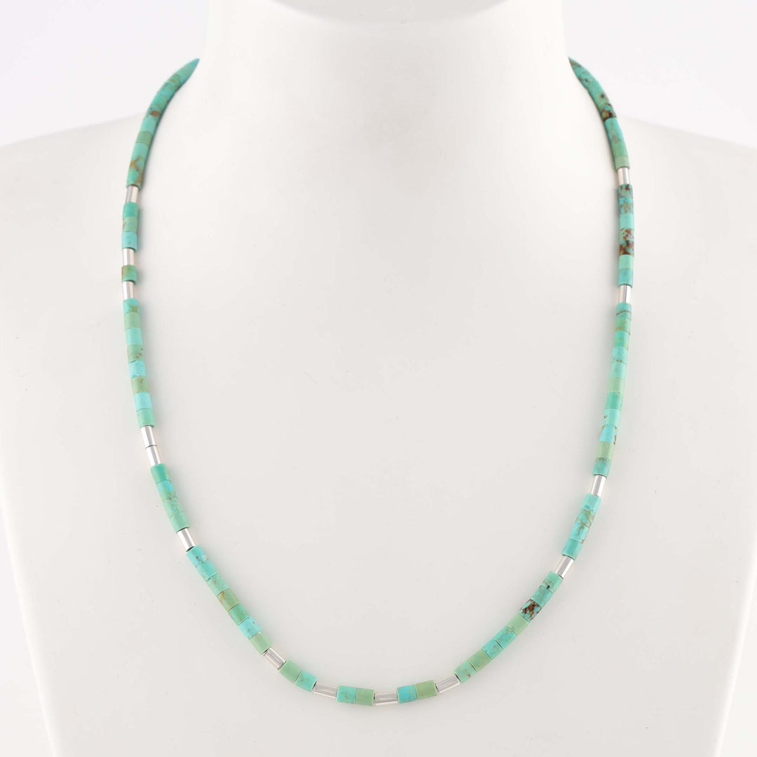 Turquoise Heishi Necklace