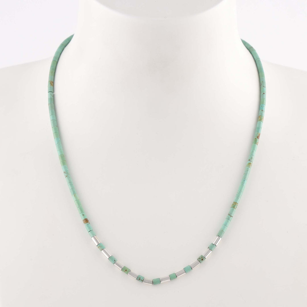 Turquoise Heishi Necklace