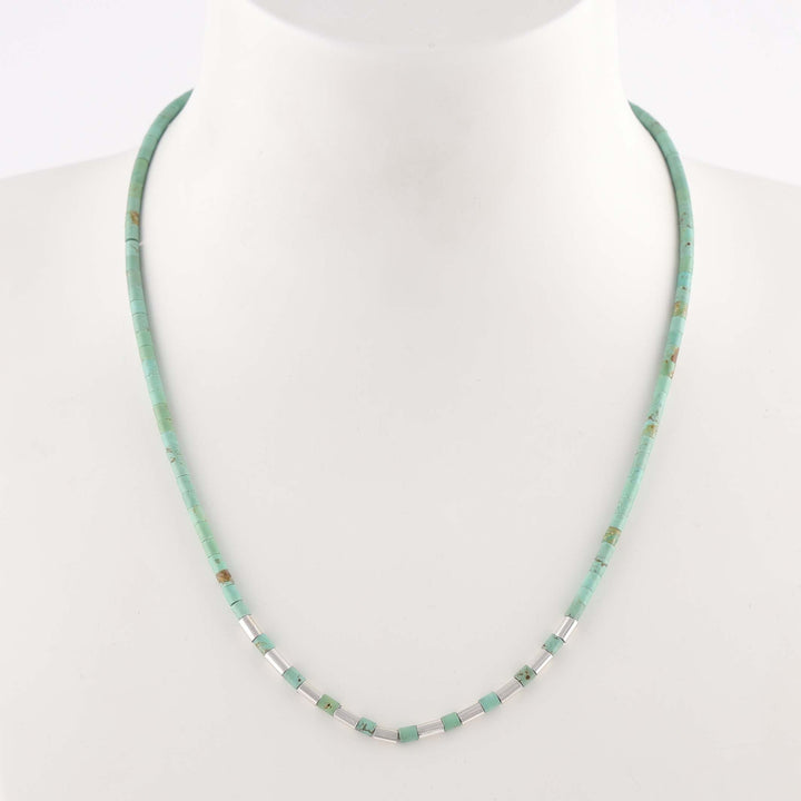 Turquoise Heishi Necklace