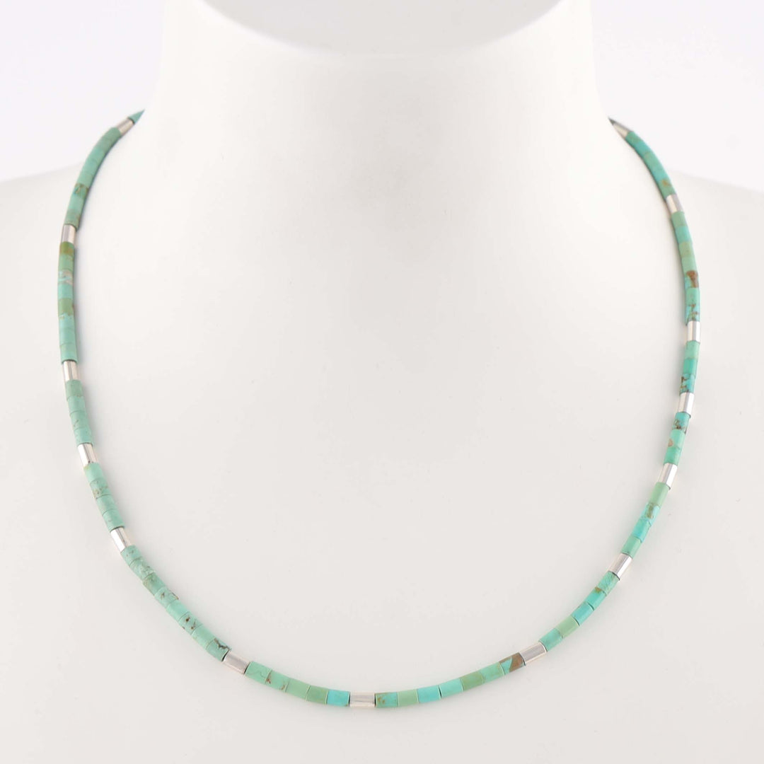 Turquoise Heishi Necklace