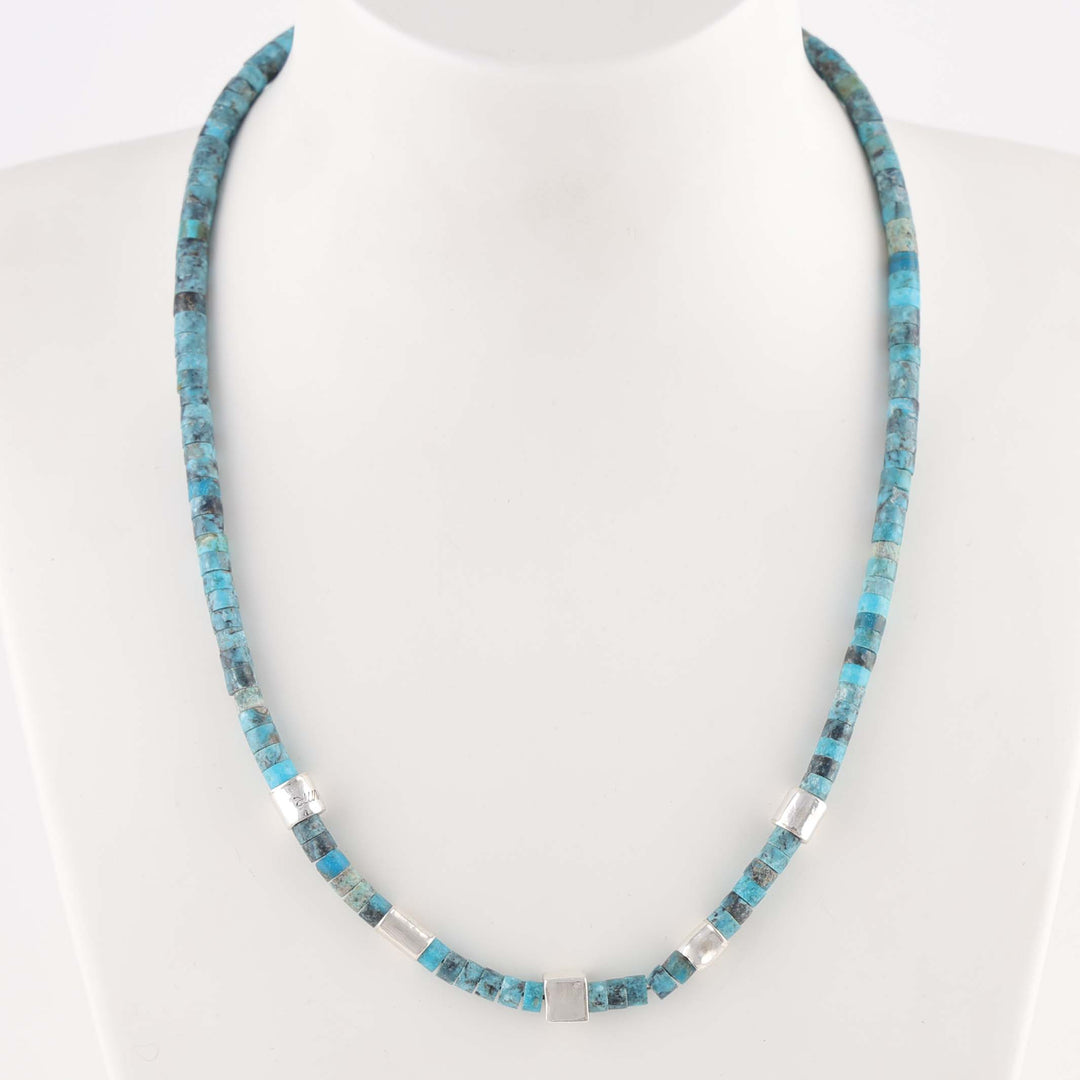 Turquoise Heishi Necklace