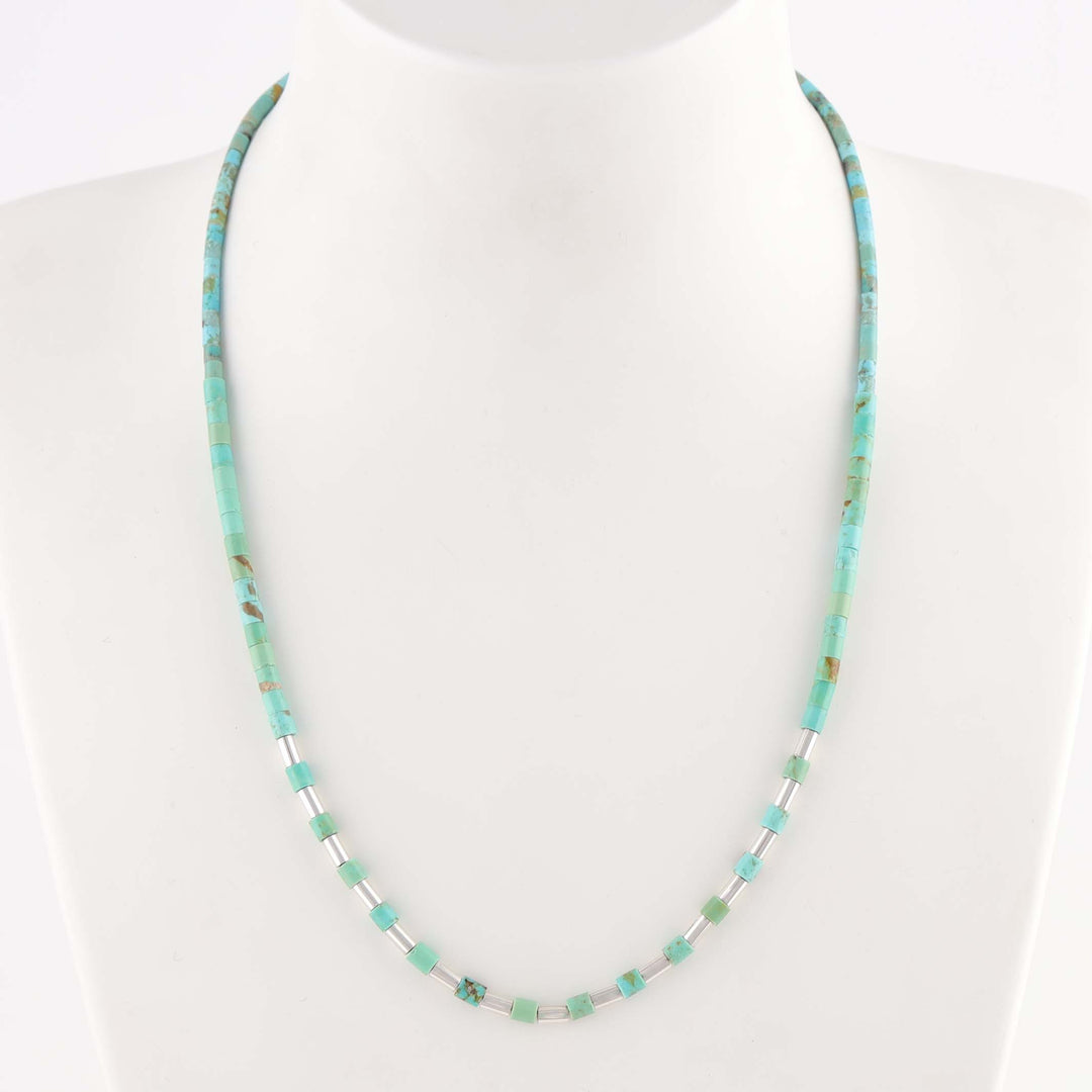 Turquoise Heishi Necklace